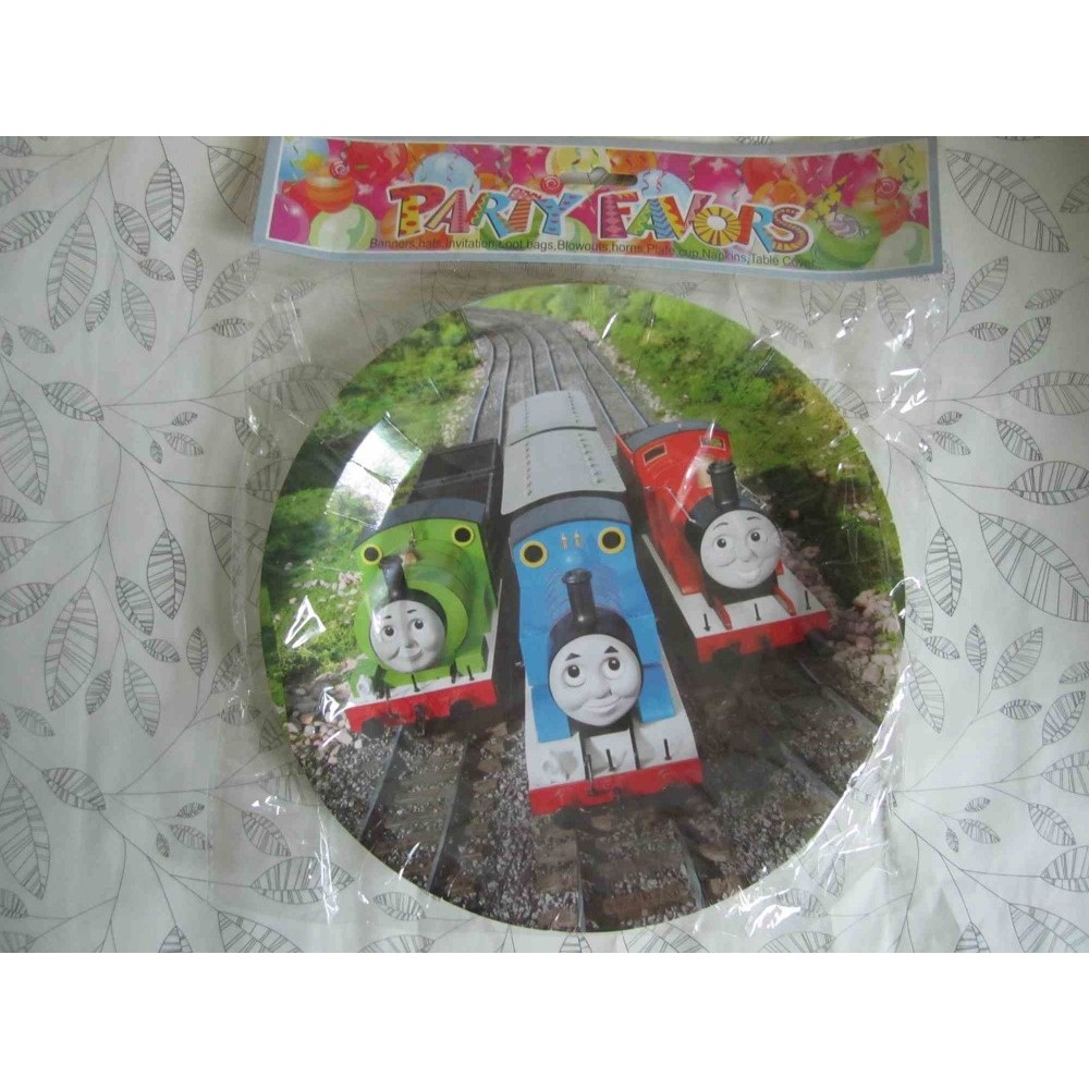 6pcs Lot Paper Plates Thomas Train Birthday Party Kids Cartoon 9