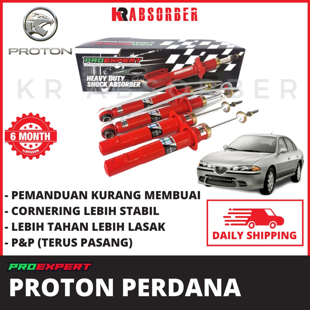 Daily Ship Perdana Absorber Proexpert Heavy Duty Suspention Coil Spring Perdana V6 Proton Perdana Shopee Malaysia