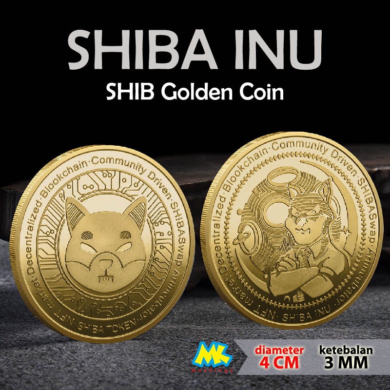 Shiba Inu Physical Crypto Coin/Thick Crypto SHIB