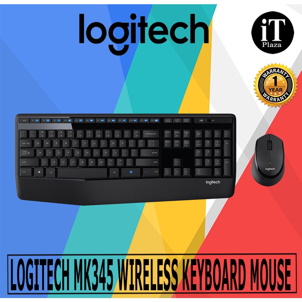 LOGITECH MK345 WIRELESS KEYBOARD MOUSE COMBO(BUBBLE WRAP) | Shopee Malaysia