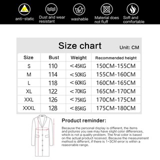 Cleanroom Suit ESD Jumpsuit PPE Clothing Coverall Washable Antistatic ...