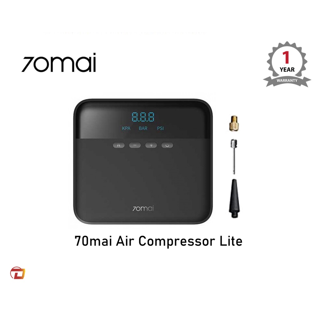 70mai Air Compressor Lite Portable Over Inflation Protection Low