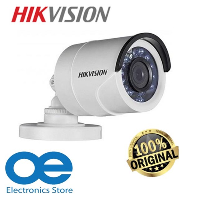 Hikvision DS2CE16D0TIPF 2MP Turbo HD 3.6mm Indoor Outdoor IR Bullet CCTV Camera Shopee Malaysia