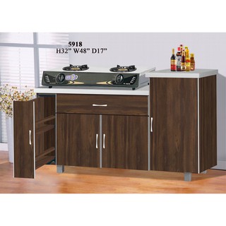 Kabinet Dapur Gas FRED tile top kitchen gas cabinet series Cappucino 