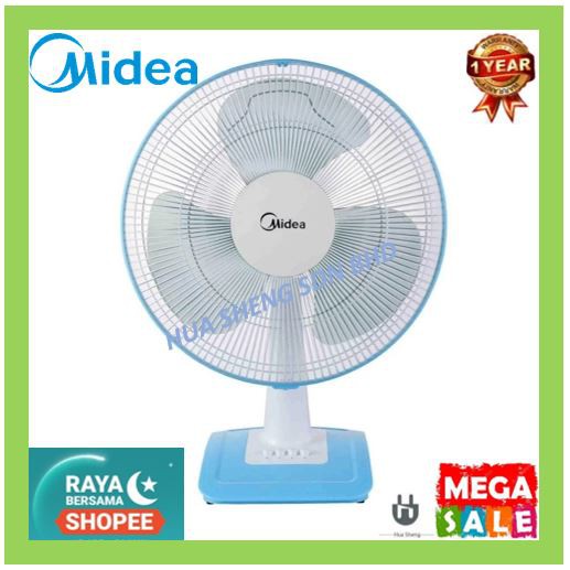 Midea 16 Table Fan Mf 16ft17nb Shopee Malaysia