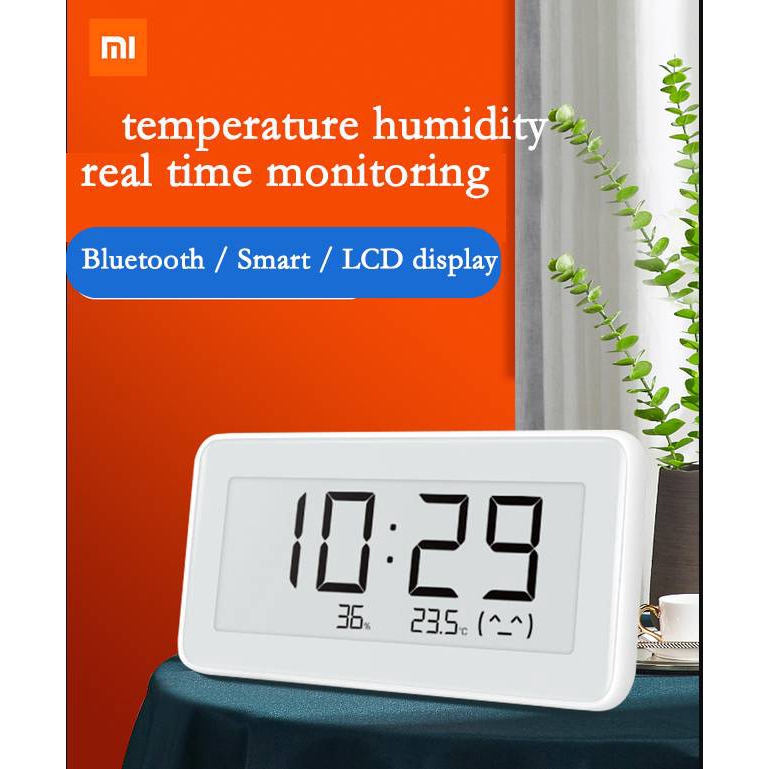 xiaomi mijia temperature and humidity monitoring electronic watch