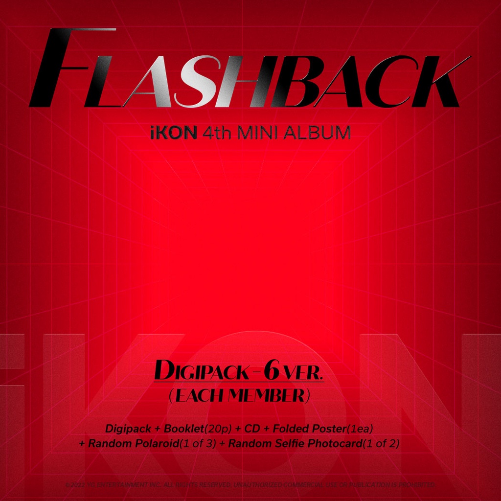 (DIGIPACK Ver.) IKON - FLASHBACK (4th Mini Album) (+Special Benefit ...