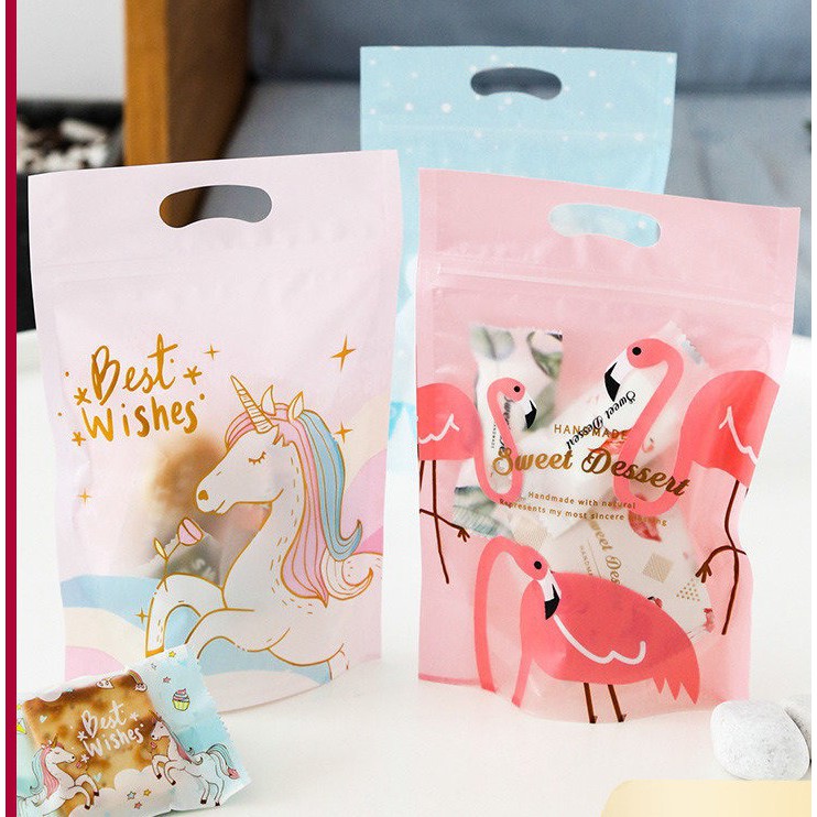 Foodstorage Bag Cute Plastic Bag Ziplock Bag Biscuits Candy Bag Nougat Plastic  Bag Cartoon Bag 1pcs rm  | Shopee Malaysia