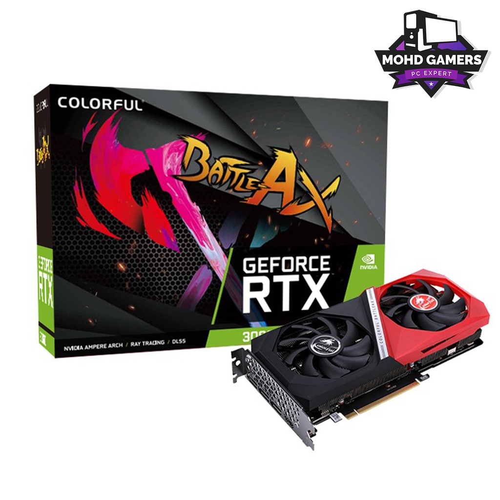 Colorful Battleax GeForce RTX 3060 NB DUO 12G V2 L-V Graphic Card ...