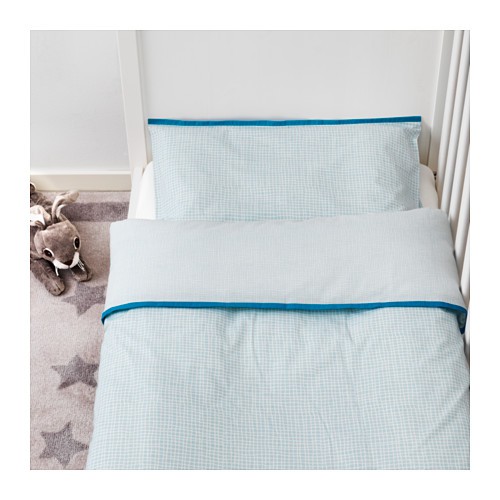 Ikea Klammig Quilt Cover Pillowcase For Cot Shopee Malaysia