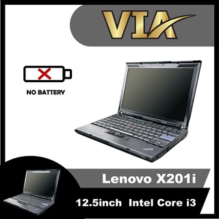 【NO BATTERY】Lenovo Thinkpad X201i-Intel Core i3-1st Gen-4GB RAM-SSD-Thin-Webcam