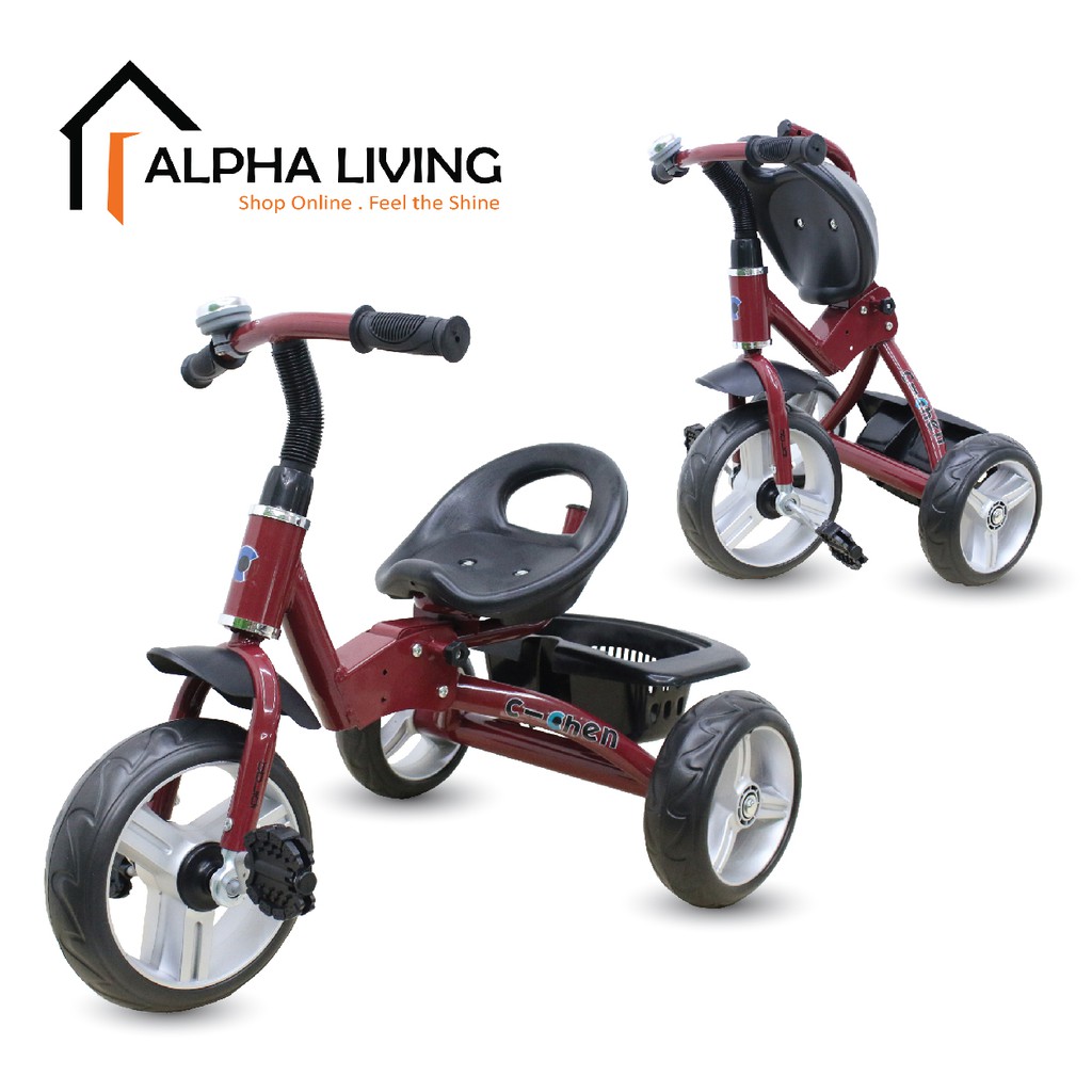 lightweight folding tricycle