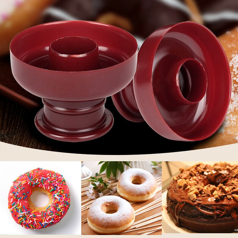 Donut Maker Cutter Fondant Cake Bread Desserts Bakery Mold Baking Tools