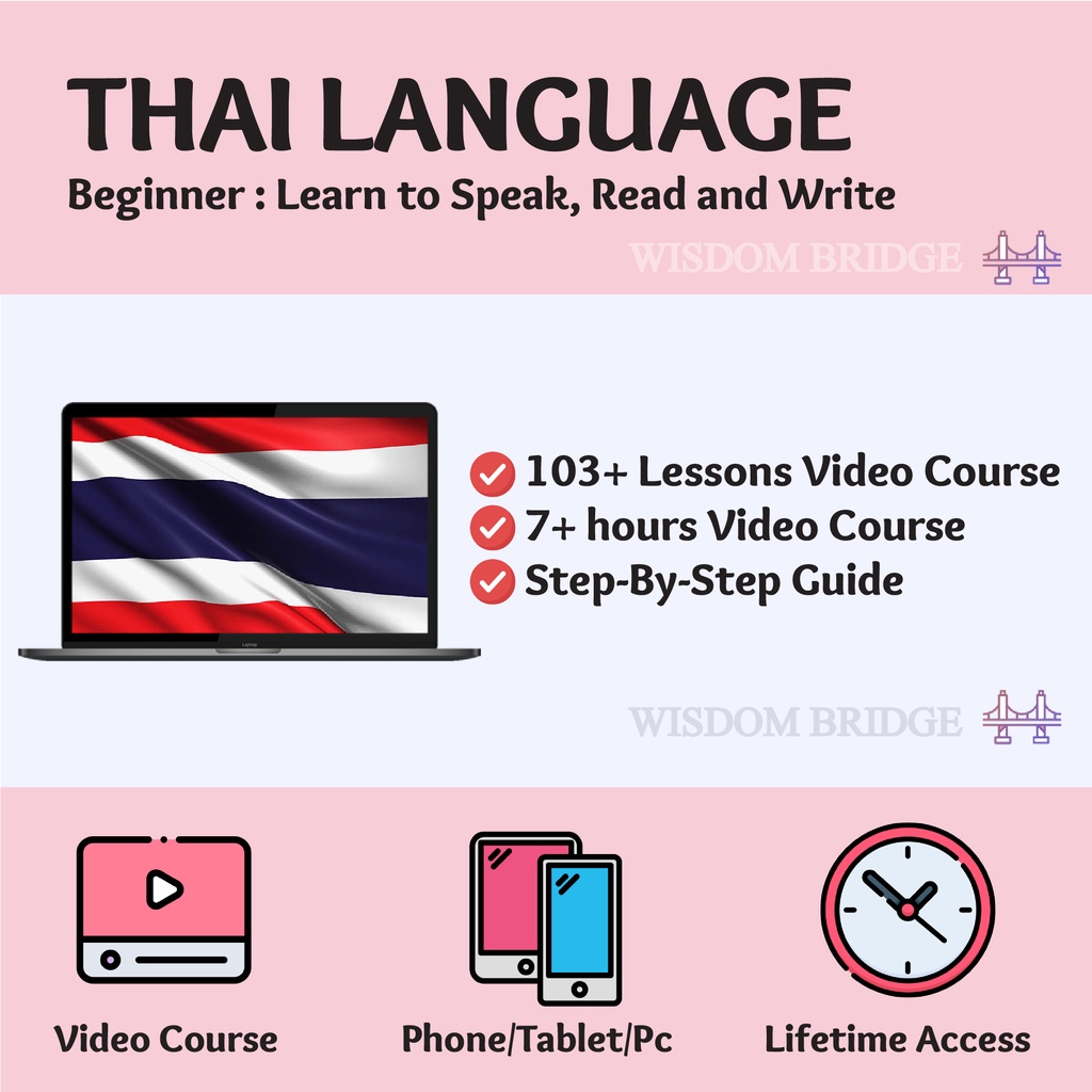 [Video Course] Learn Thai Language for Beginners : Speak Read and Write | Learn Language Learning Course