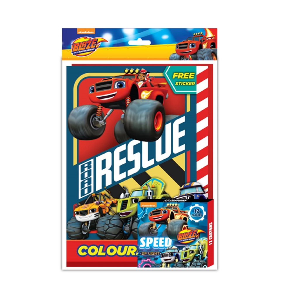 Nickelodeon Blaze And The Monster Machines Activity Colouring Book With 12pcs Crayon Sticker Set Multicolour Shopee Malaysia Choose from over a million free vectors, clipart graphics, vector art images, design templates, and illustrations created by artists worldwide! shopee