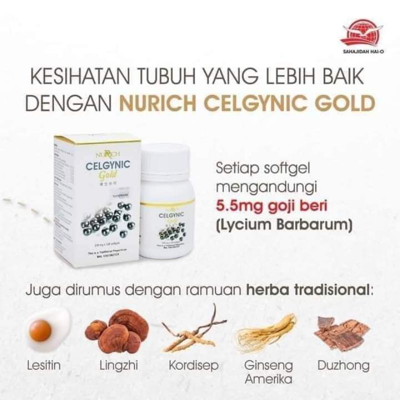NURICH CELGYNIC GOLD (120 SOFTGELS) | Shopee Malaysia