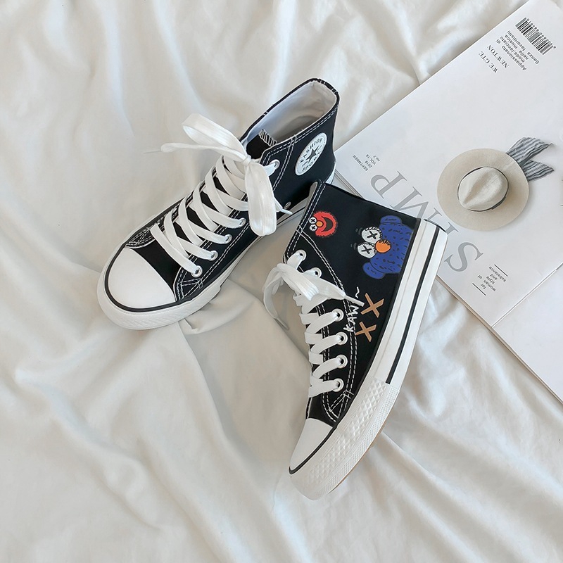 high cut canvas shoes