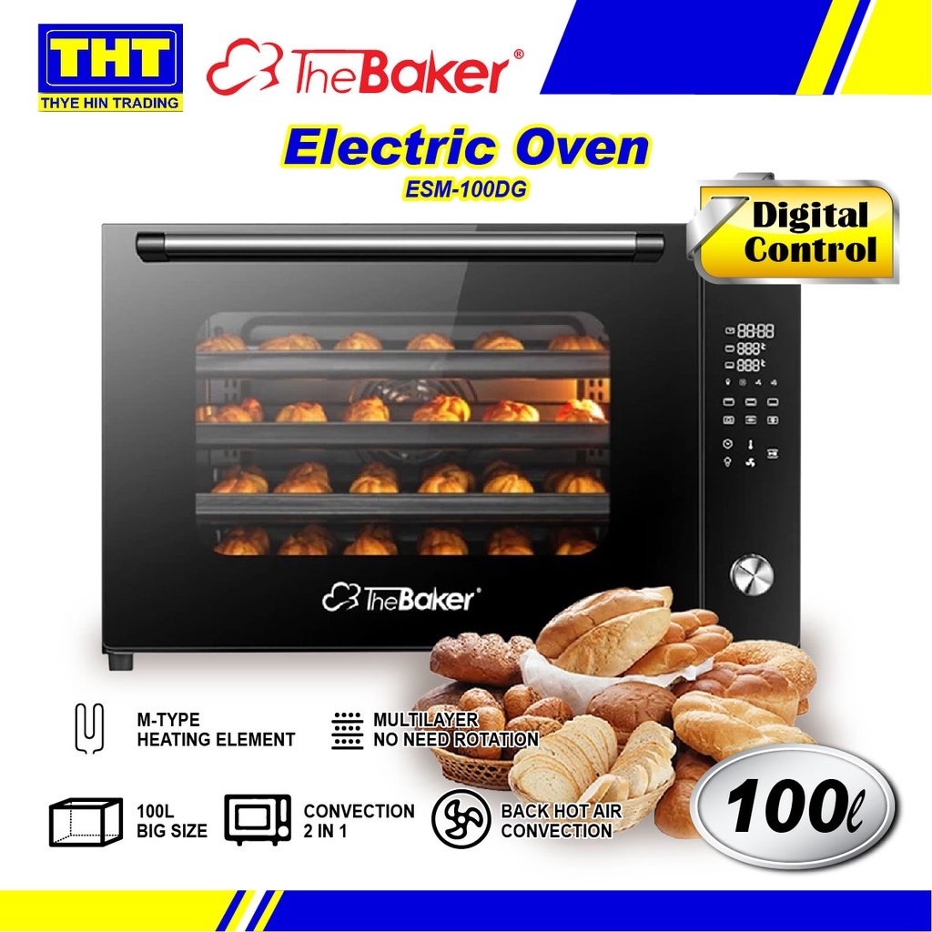 The Baker Digital Oven 100L - ESM100DG - Big size high quality oven