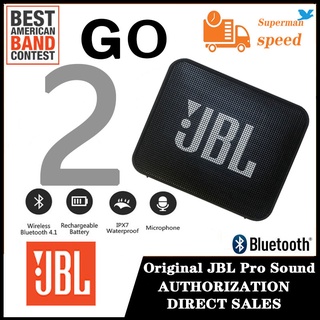 JBL GO2 Portable speaker Bluetooth speaker bluetooth Wireless Waterproof IPX7 Music Speaker Rechargeable