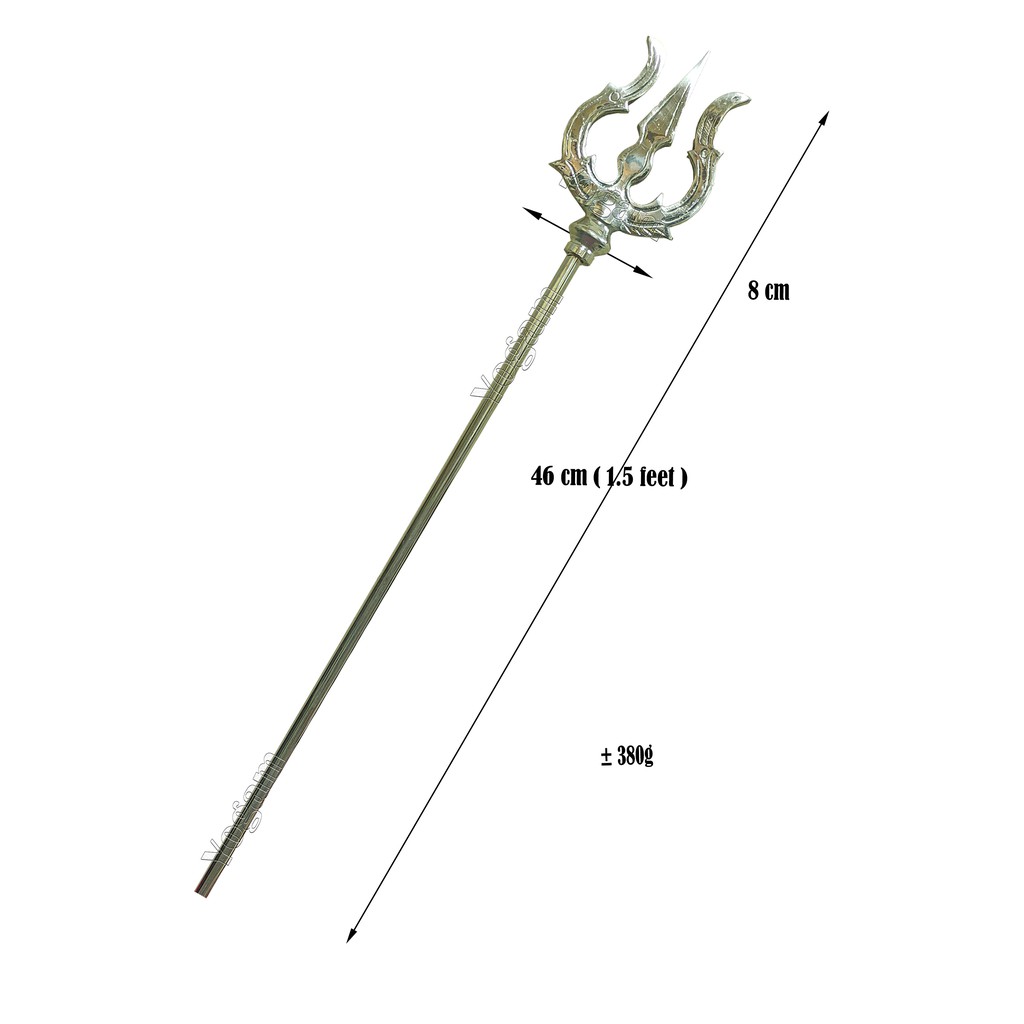 Kitchen Stickersyogam Brass Soolam 1 5 Feet Suitable For 2 And Above Statues Pooja Prayer Decorative Purpose