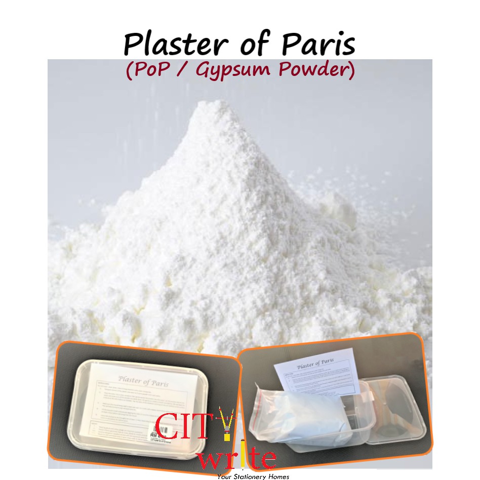 PoP / Gypsum Powder for DIY Casting, Sculpturing, Crafting DIY