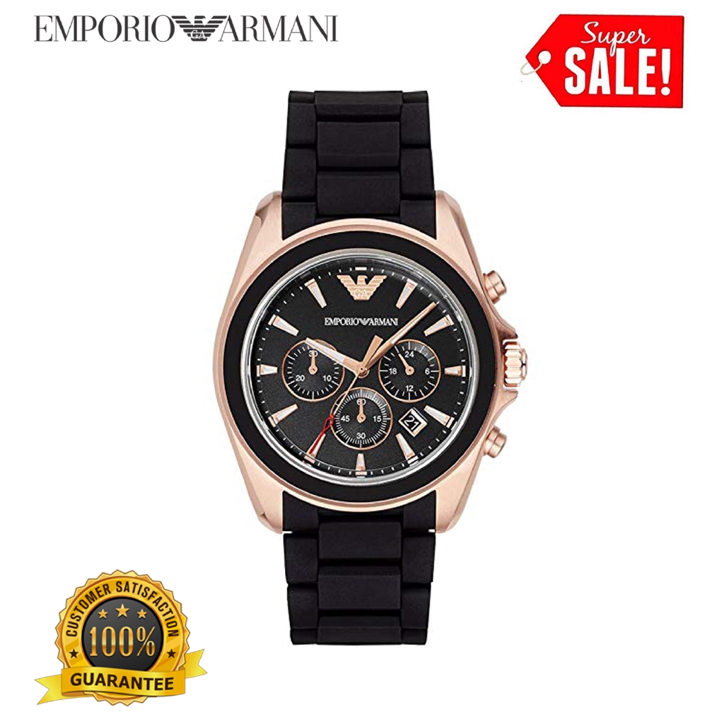 mens emporio armani chronograph watch ar2448