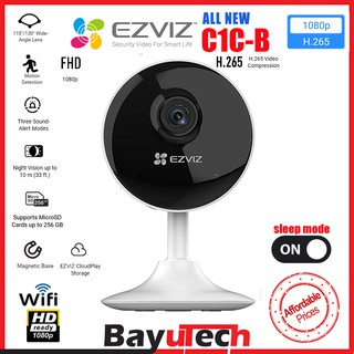 EZVIZ C1C C2C 720/1080P H.265 32/64/128/256GB Indoor Wi-Fi CCTV IP Camera , Support 256GB ,Wide-Angle , Night Vision