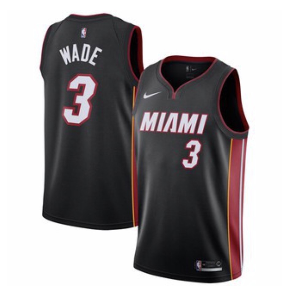 NBA Jersey Men's Miami Heat Dwyane Wade 