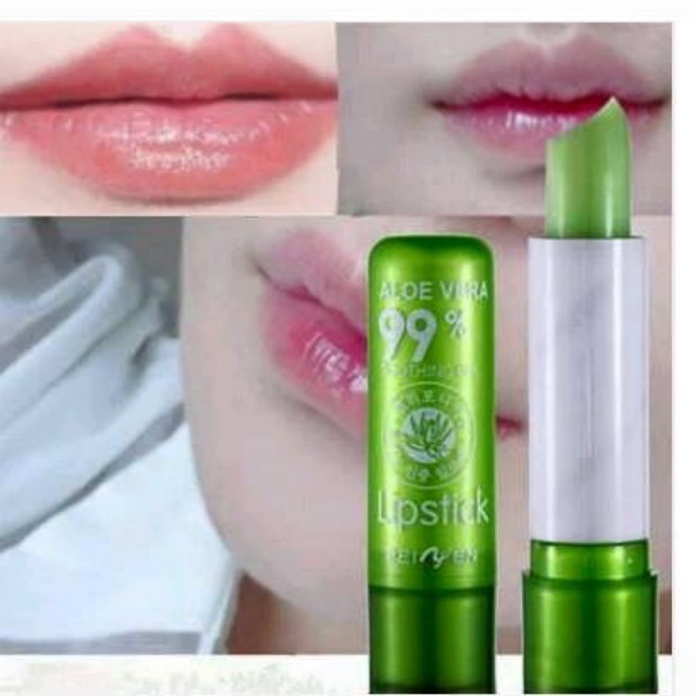 Aloe Vera Lipstick Peinifen Untuk Bibir Pecah Kering Merekah