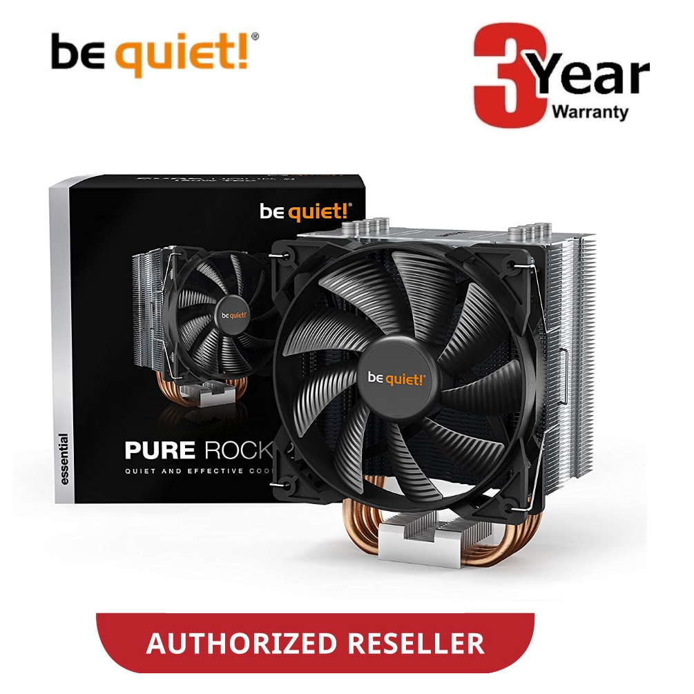 Dissipatore CPU Be Quiet! Pure Rock 2 Black - Raffreddatore Torre Singola Con Ventola PWM 120mm Per PC Gaming - Foto 2
