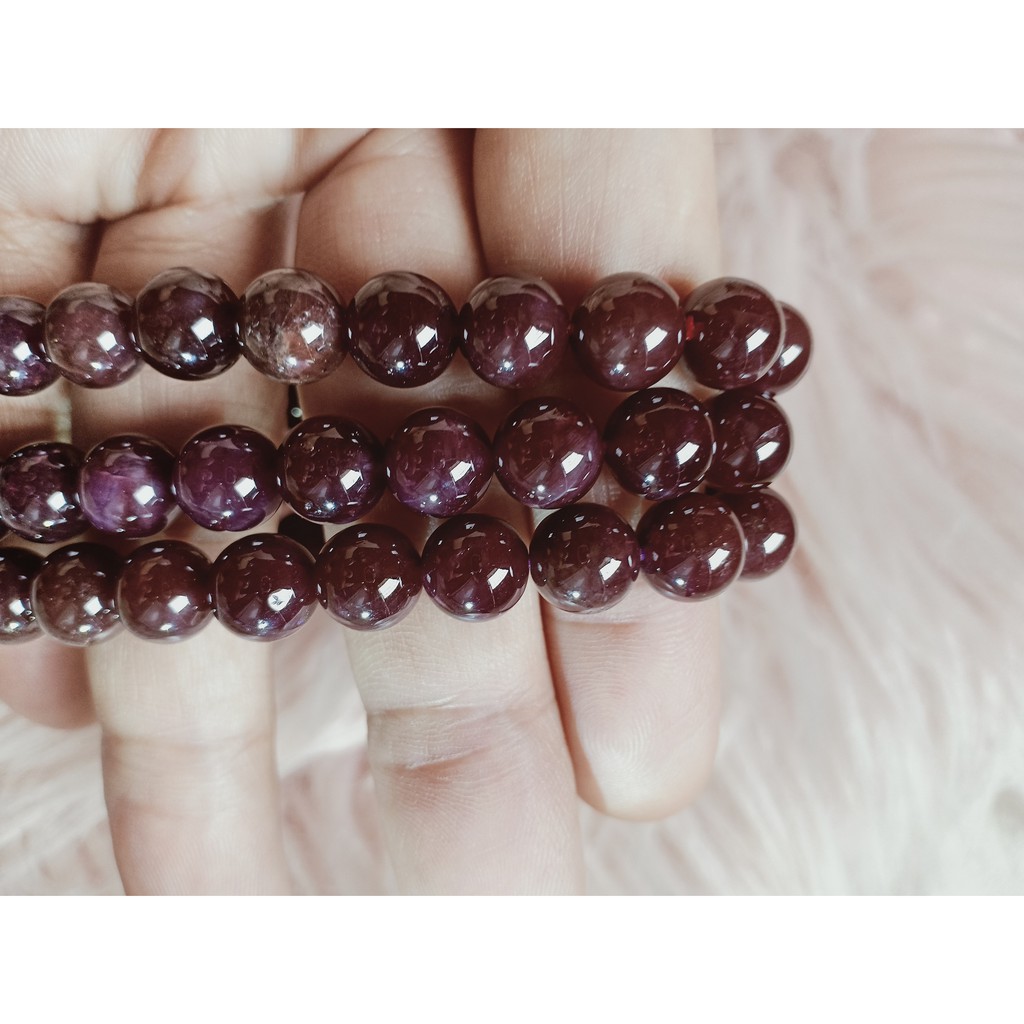 天然水晶 星光石榴石 Natural Garnet 7 8m Shopee Malaysia