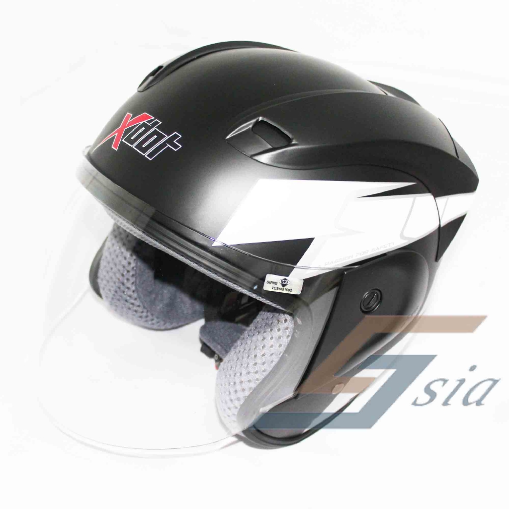 X-Dot G518B Helmet (Flat Black/RT2)