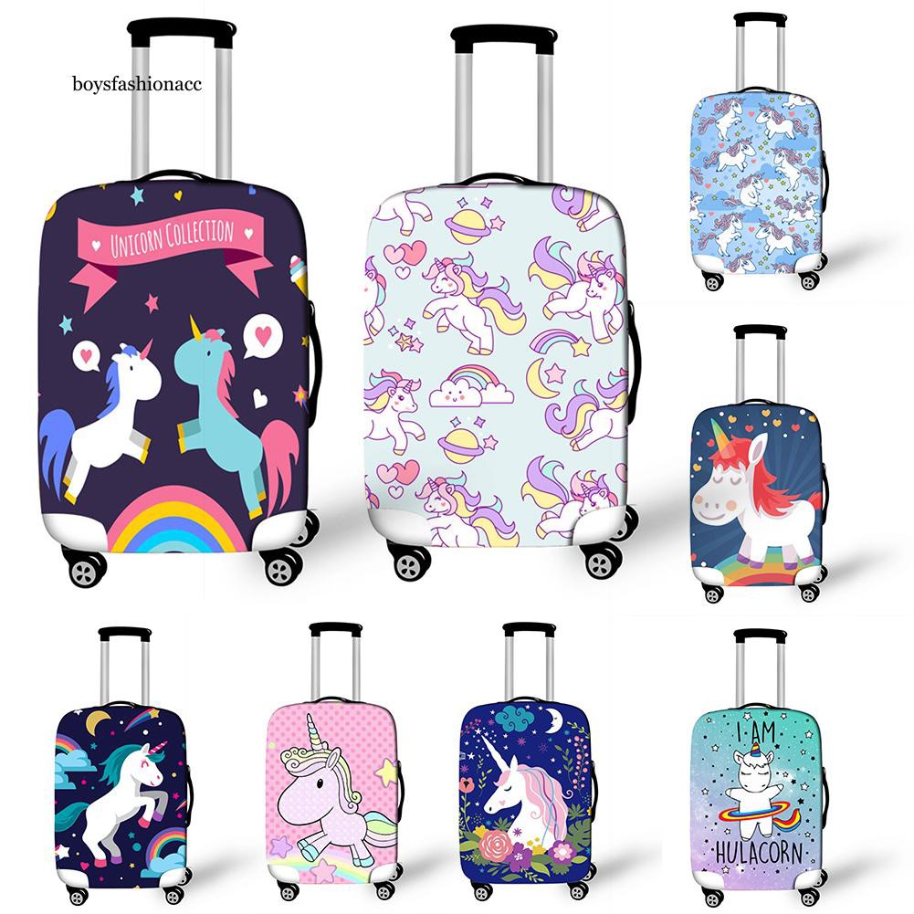 unicorn suitcase cover