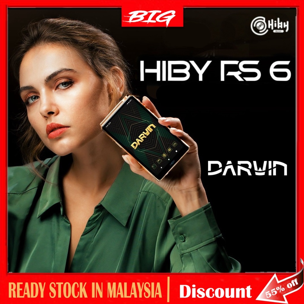 HiBy RS6 Next Generation Hi-Res Android Music Player R2R