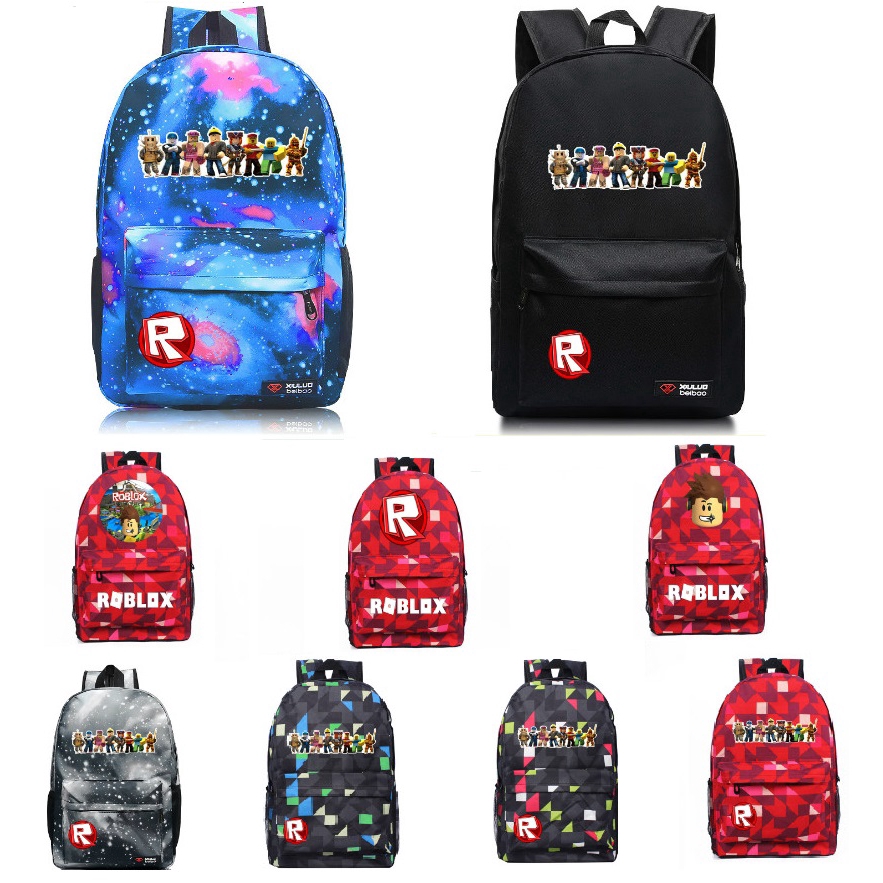 Roblox Games School Backpack Kids Bags Students Boys Bookbag Handbags Travelbag 
