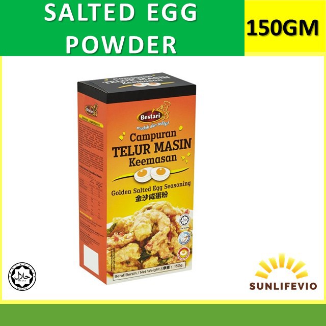 SALTED EGG POWDER- SERBUK TELUR MASIN BESTARI 150GM ...