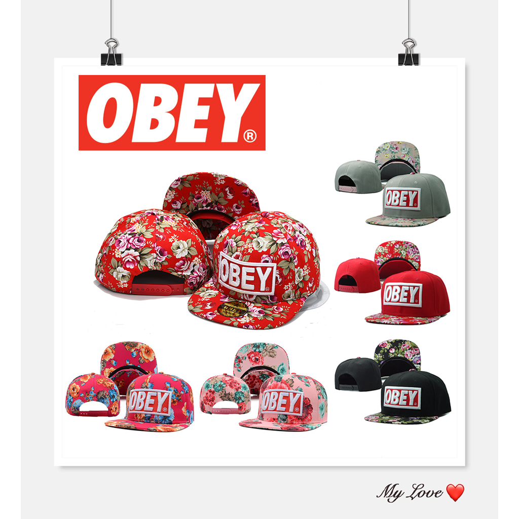 obey snapback cap