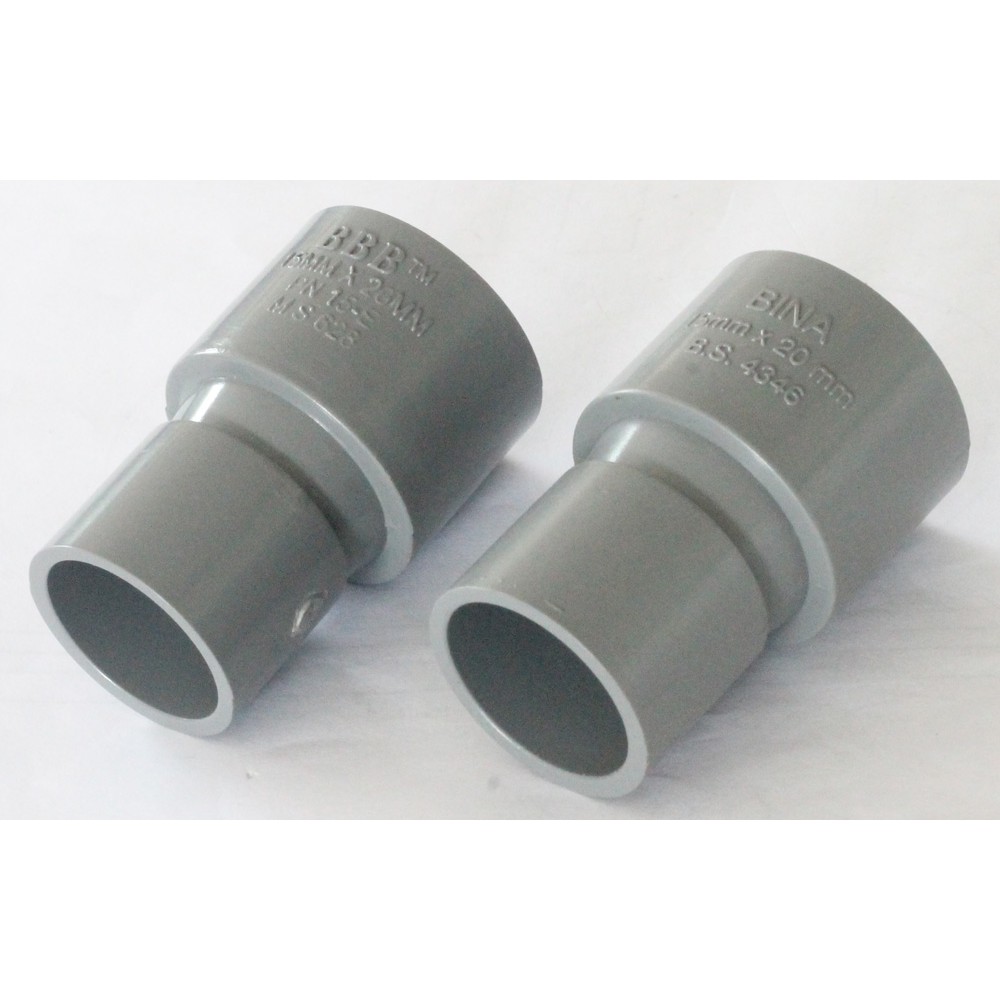 b Or Bina Pvc Reducing Reducer Socket 3 4 Inch X 1 2 Inch Mm X 15 Mm Shopee Malaysia