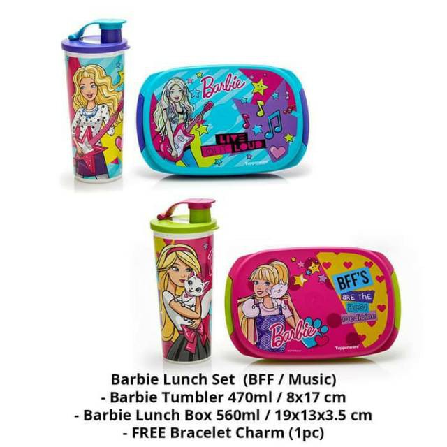 barbie lunch tupperware