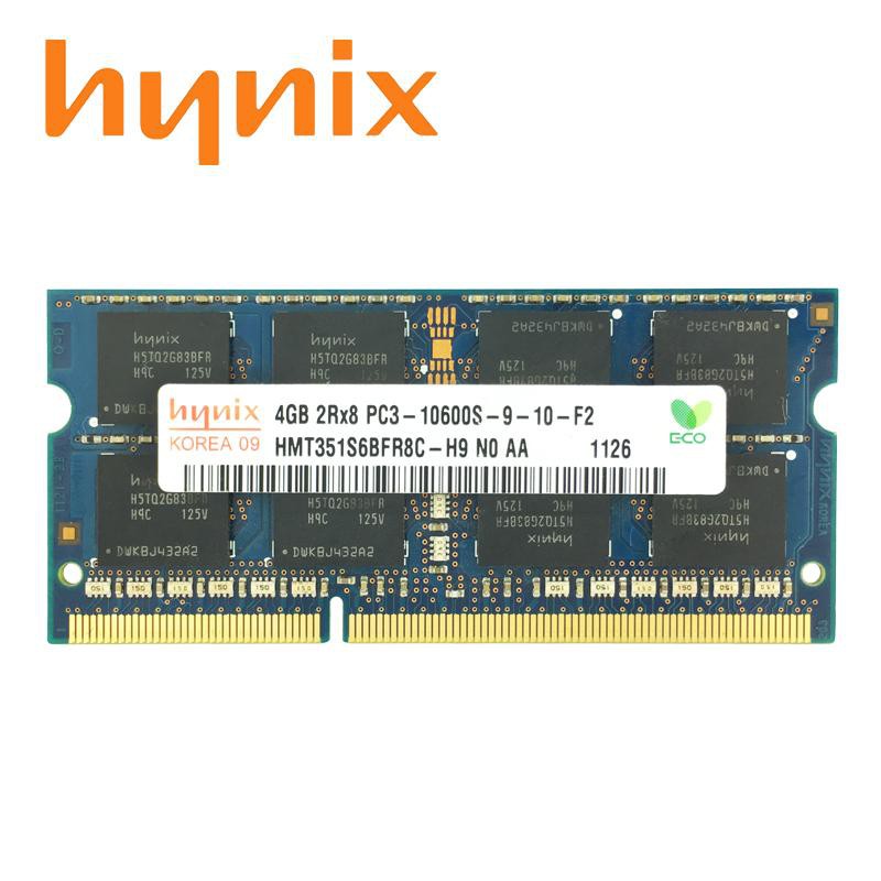 Hynix 4GB 2Rx8 PC3-10600S DDR3 1333Mhz Memory RAM SO-DIMM For Hynix Laptop CL9 B047