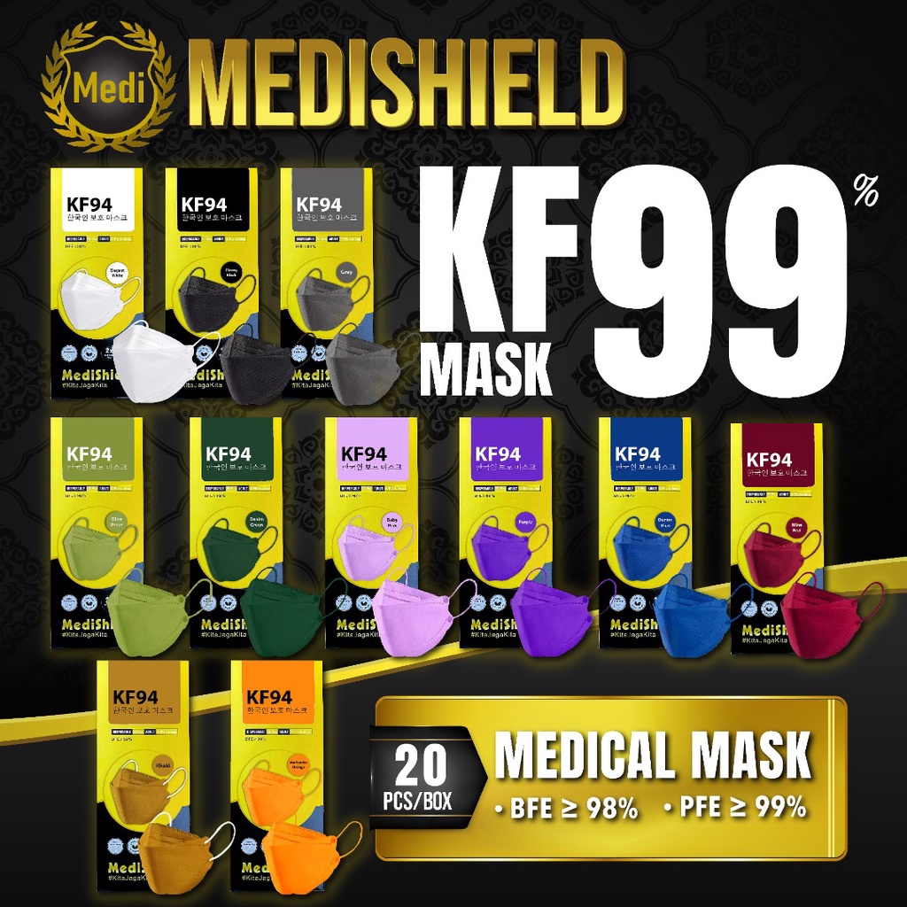 [READY STOCK] KF94 Mask KF94 Face Mask Medical Face Mask KF94 mask