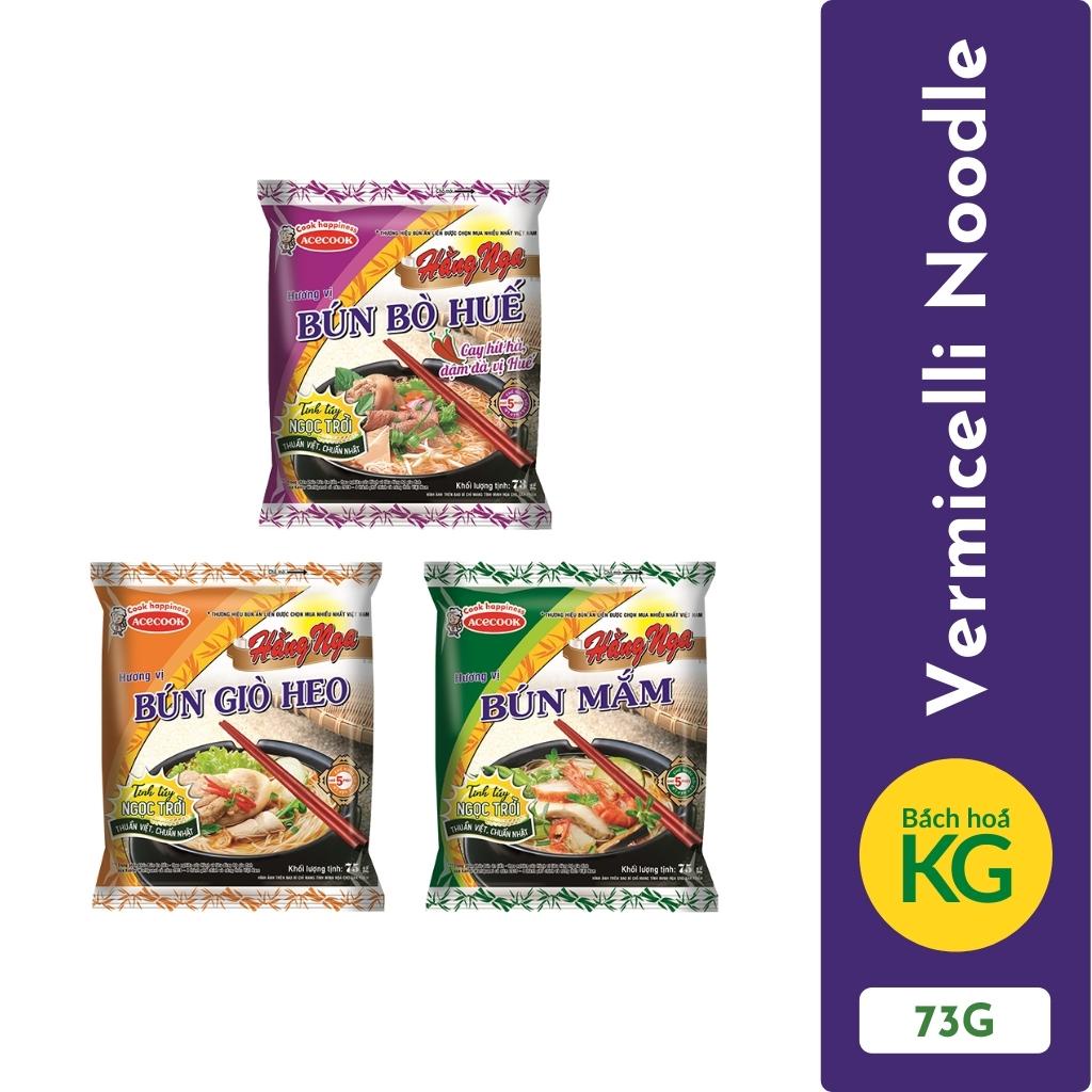 ACECOOK Vietnamese rice noodle collection 73g - Bun Bo Hue - Mam - Gio Heo | bachhoakg