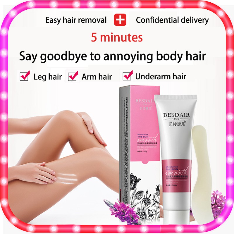 Besdair Hair Removal Cream For Bikini Zone Body Leg Arm Armpit