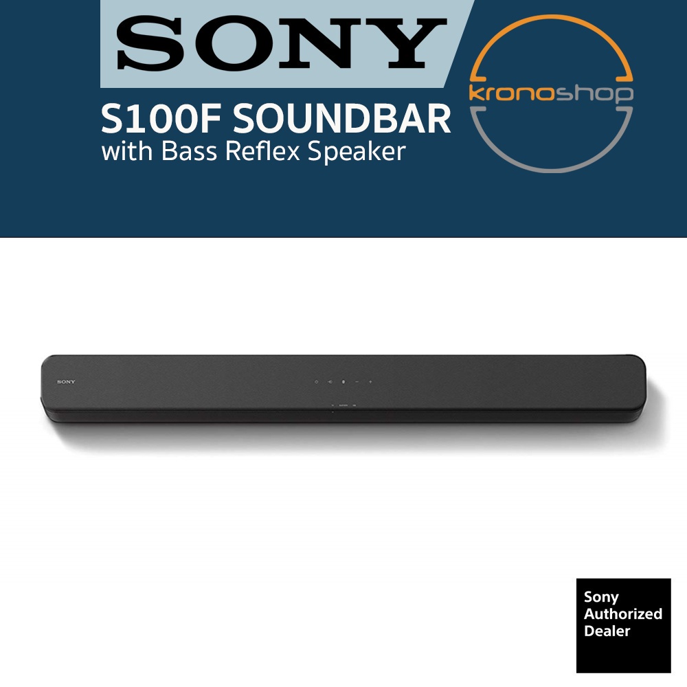 Sony HTS100F Channel Soundbar With Integrated Tweeter With Knox Gear