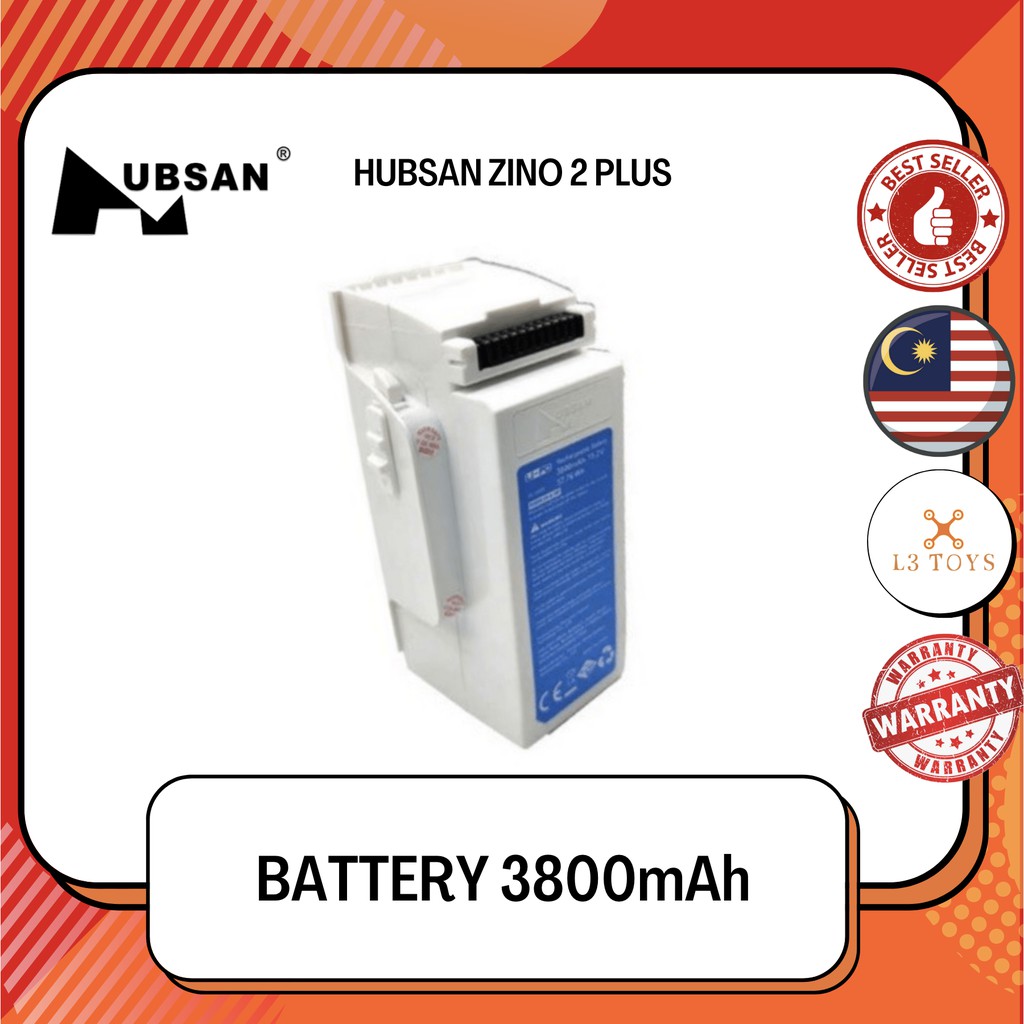🌟READY STOCK🌟HUBSAN ZINO 2 PLUS BATTERY 3800MAH | Shopee Malaysia