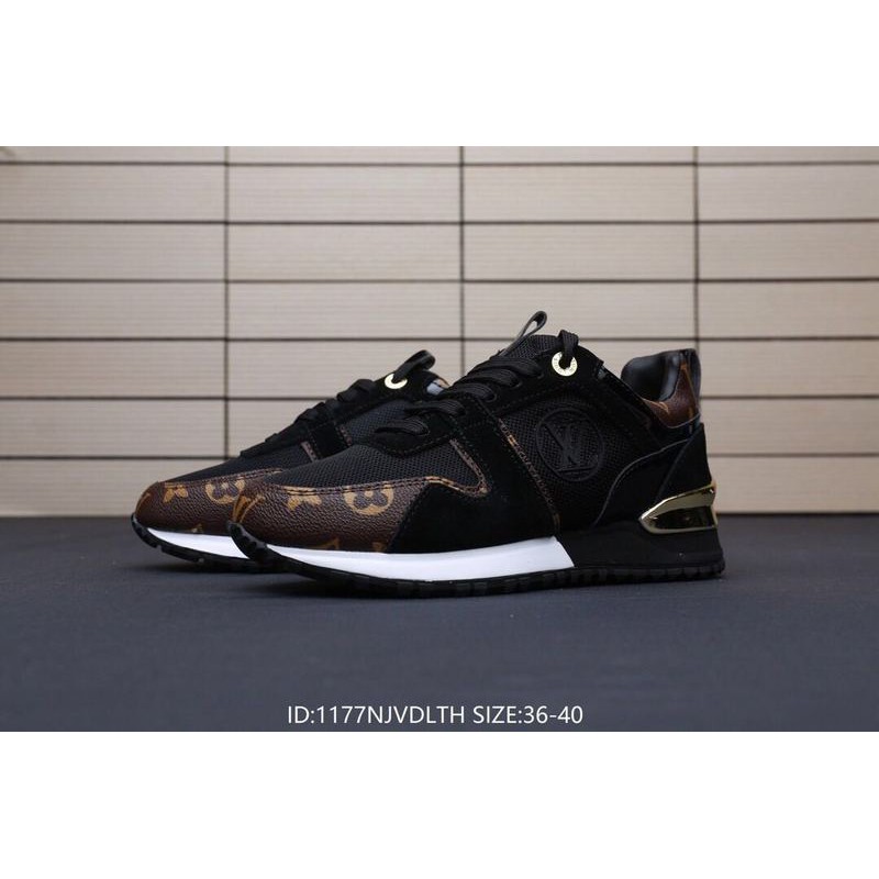 snap brud Korn Original Louis Vuitton Woman Sports Shoes LV Women Black Brown Casual Shoes  36-40 | Shopee Malaysia