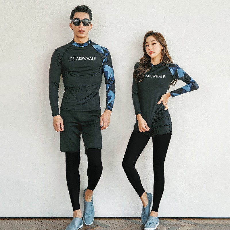 black swim pants