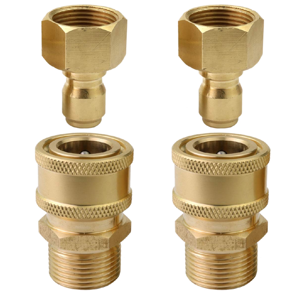 High Pressure Washer Quick Disconnect Couplings Male Female Connectors Shopee Malaysia