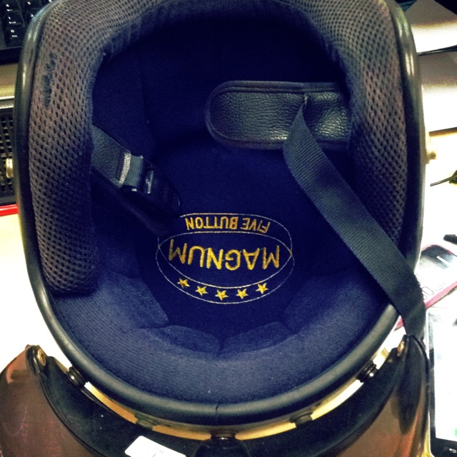 Helmet Magnum 5 Button Shopee Malaysia