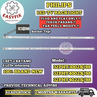 32PHA3002S/98 , 32PHT3002S/98 , 32PHT4002S/98 , 32PHT4022S/98 PHILIPS 32 INCH BACKLIGHT LAMPU TV 32PHT3002S 32PHT4002S